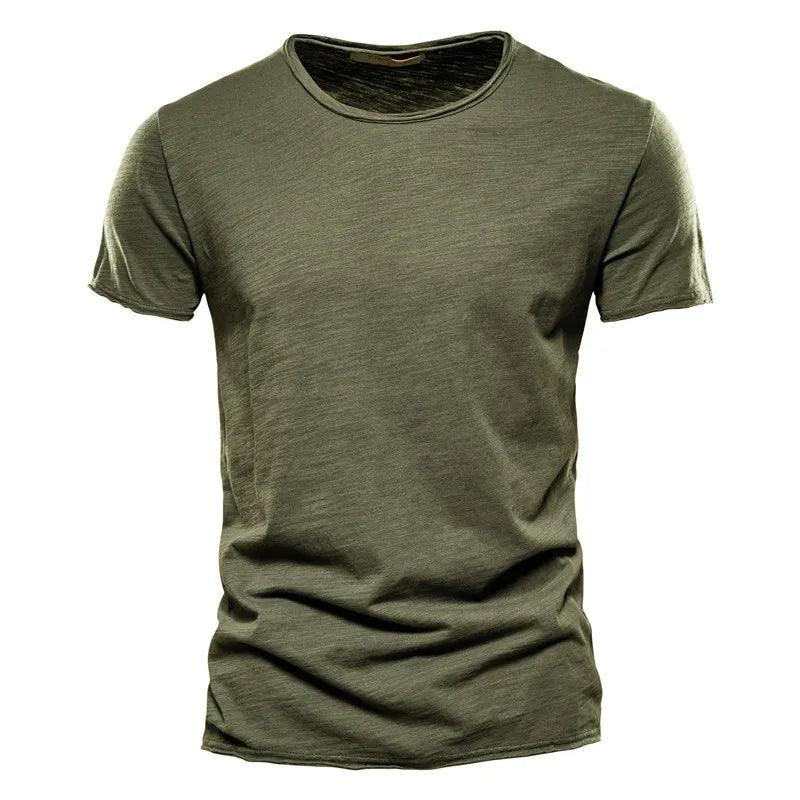 BreezeFit Soft Cotton Tee | Men's Lightweight Summer T-Shirt with O-Neck Design - northernnomad