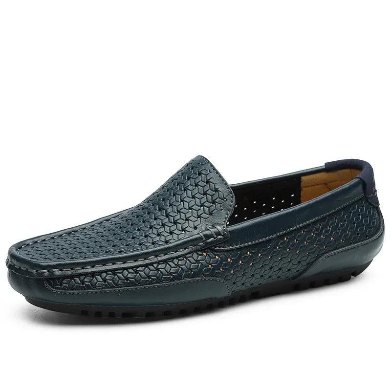 Solenzio Breathable Leather Loafers - northernnomad