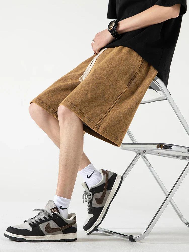 Men’s Casual Shorts Cotton Blend Relaxed Fit