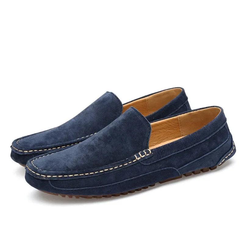 Valdrin Luxe Suede Moccasins | Men’s Handmade Slip-On Loafers - northernnomad
