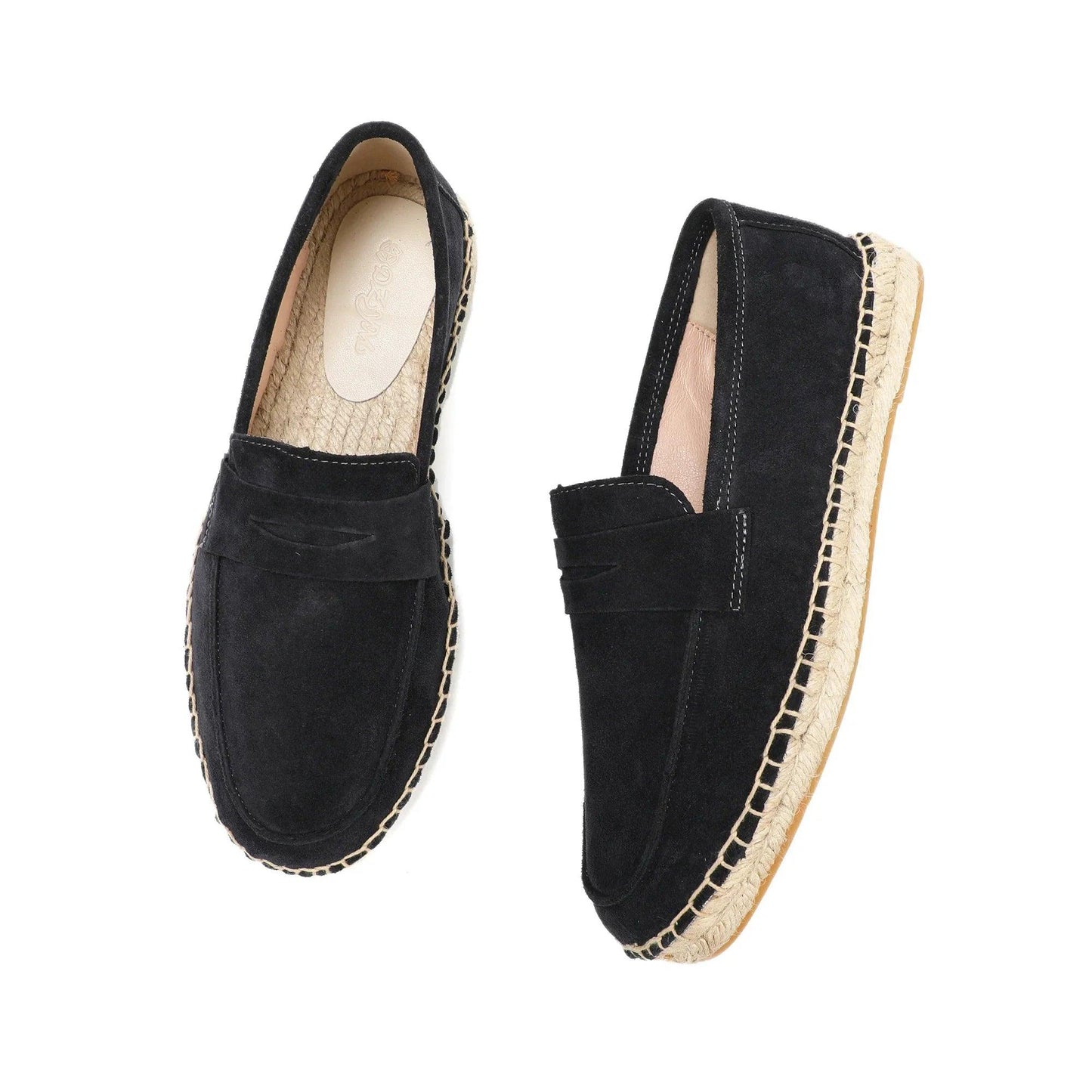 Solaro Suede Espadrilles | Men's Slip-On Loafers with Hemp Insole & Jute Detailing - northernnomad
