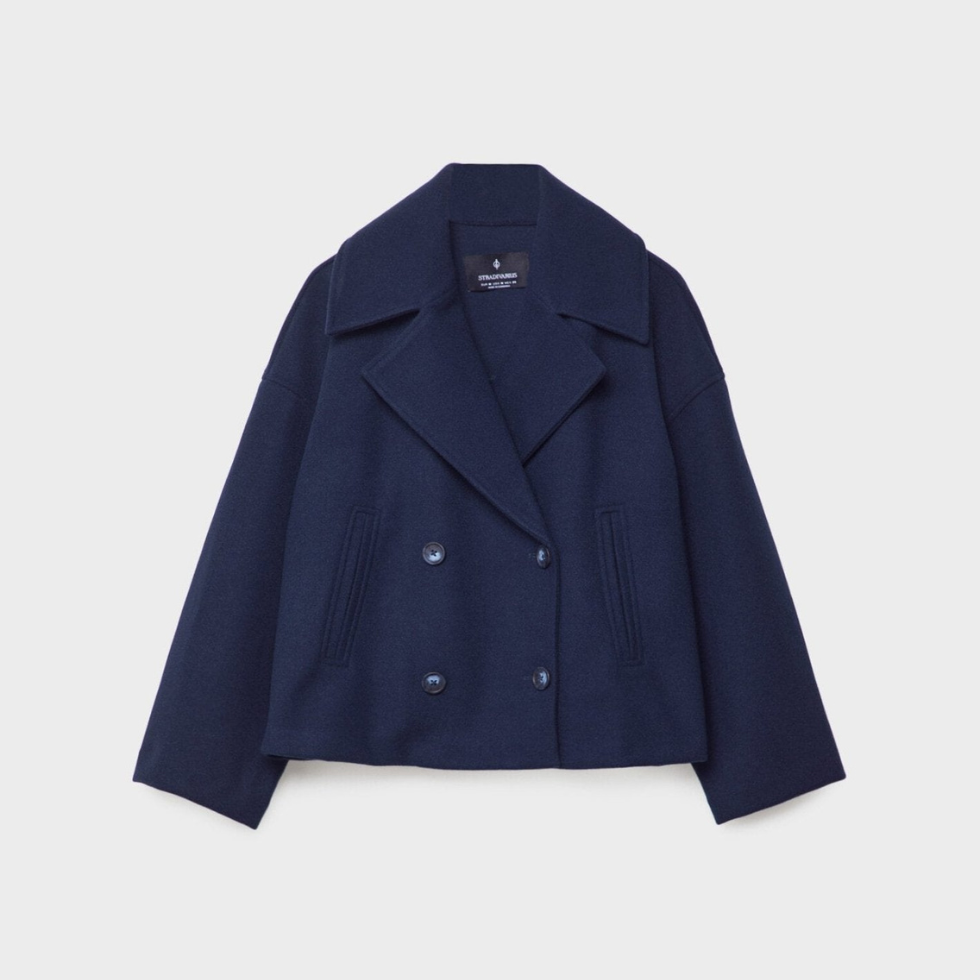 Women's Short Double-Breasted Blazer