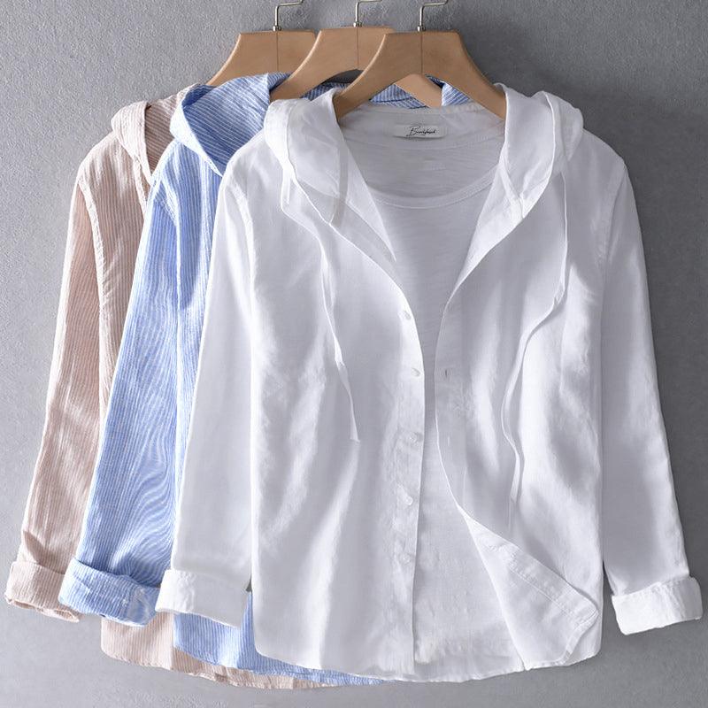 Men's Linen Shirt Breathable