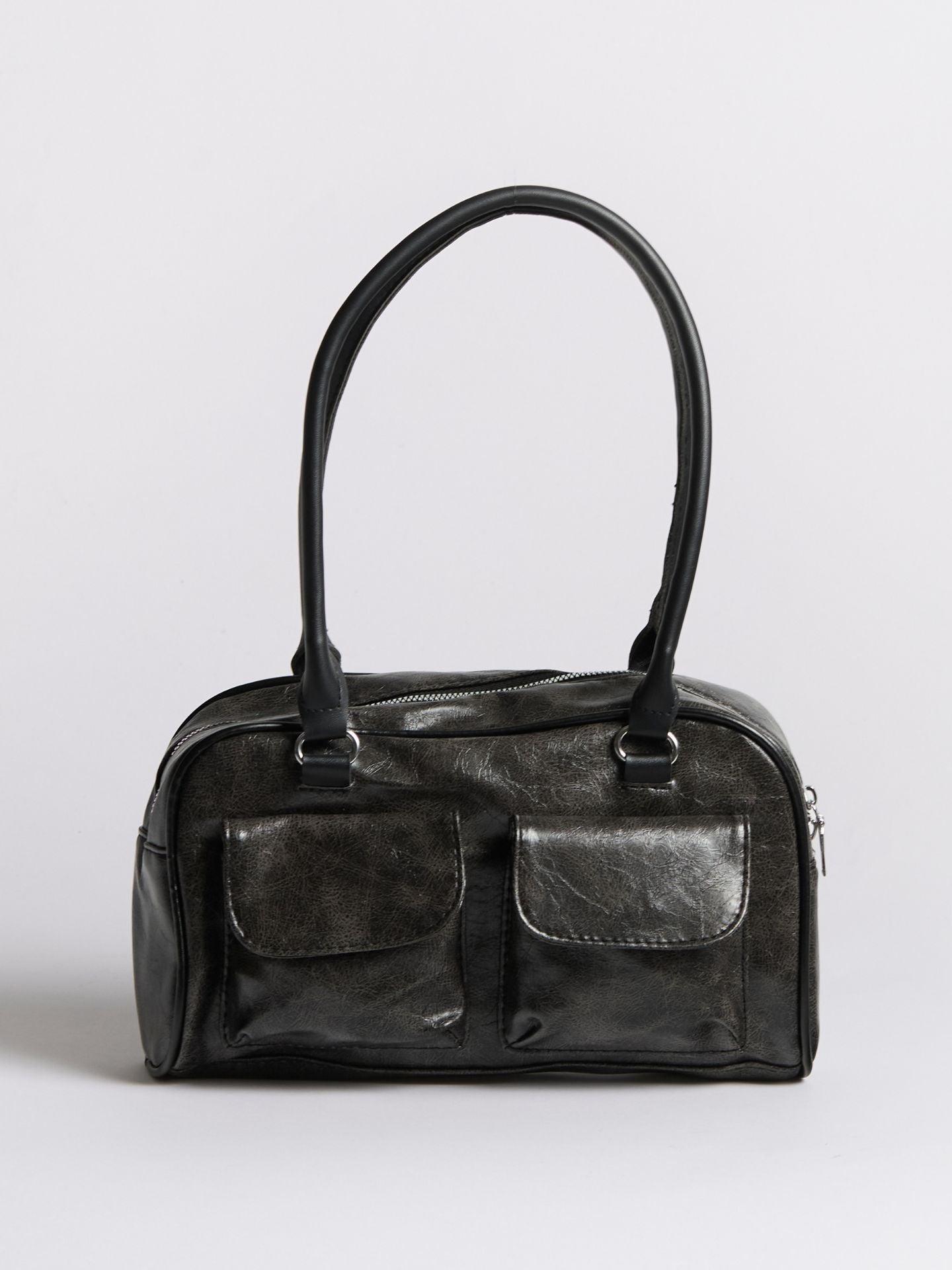 Women's Distressed Leather Shoulder Bag Urban Style - northernnomad