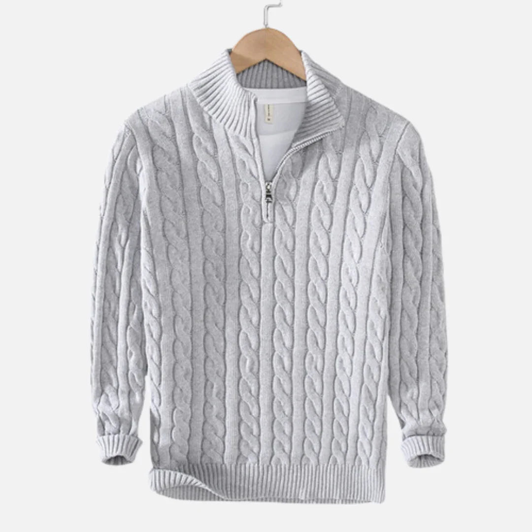Men's Half-Zip Sweater Knit