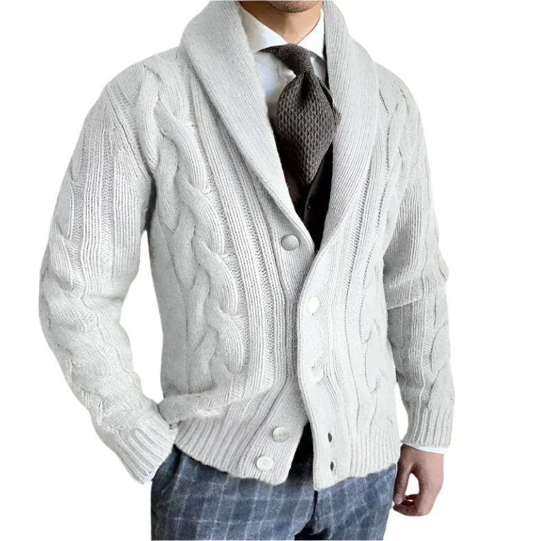 Men's Knitted Cardigan Sweater