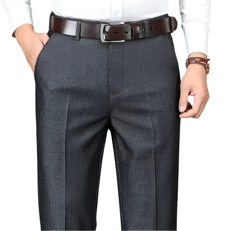 Men's Business Trousers Wool Blend