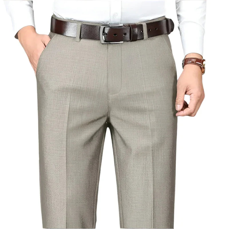 Men's Business Trousers Wool Blend