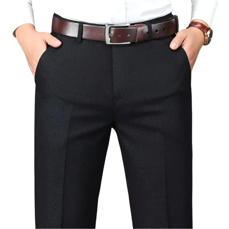 Men's Business Trousers Wool Blend