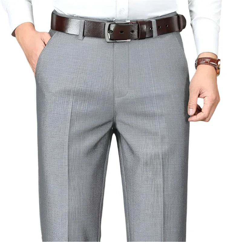 Men's Business Trousers Wool Blend