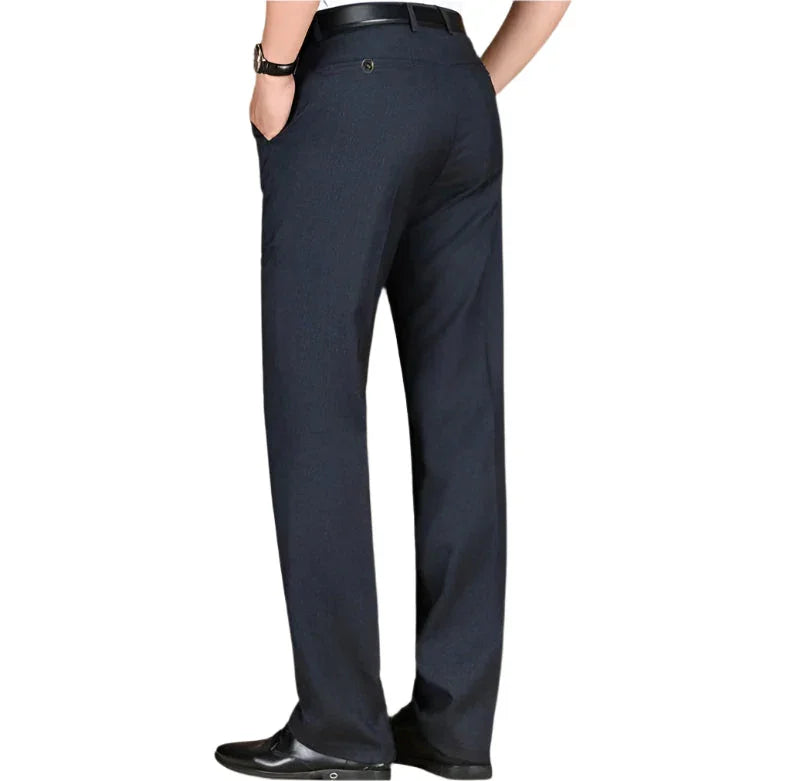 Men's Business Trousers Wool Blend