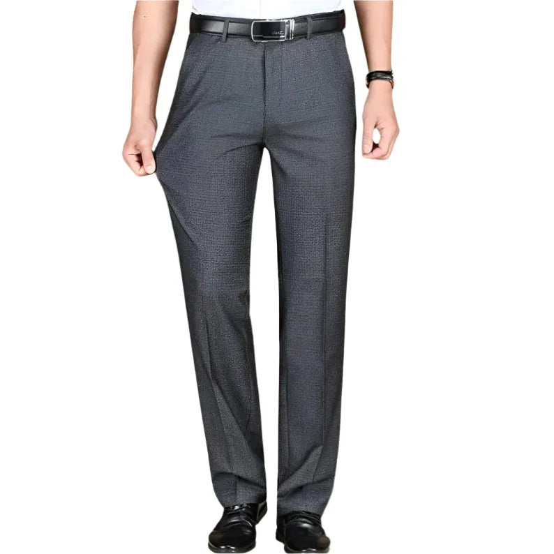 Men's Business Trousers Wool Blend