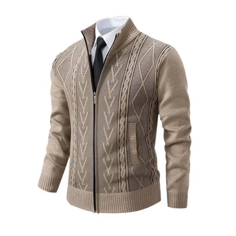 Men's Classic Cardigan Wool Blend