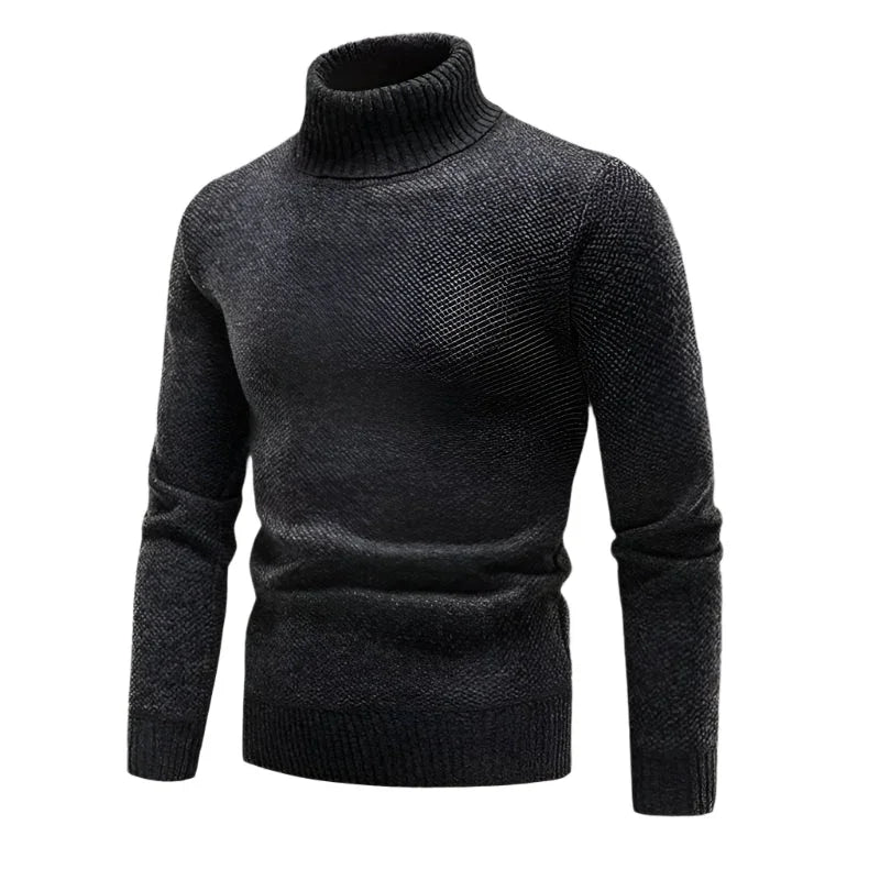 Men's Turtleneck Sweater Merino Wool