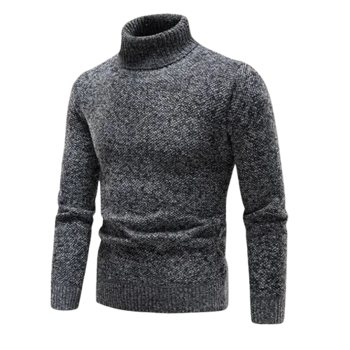Men's Turtleneck Sweater Merino Wool
