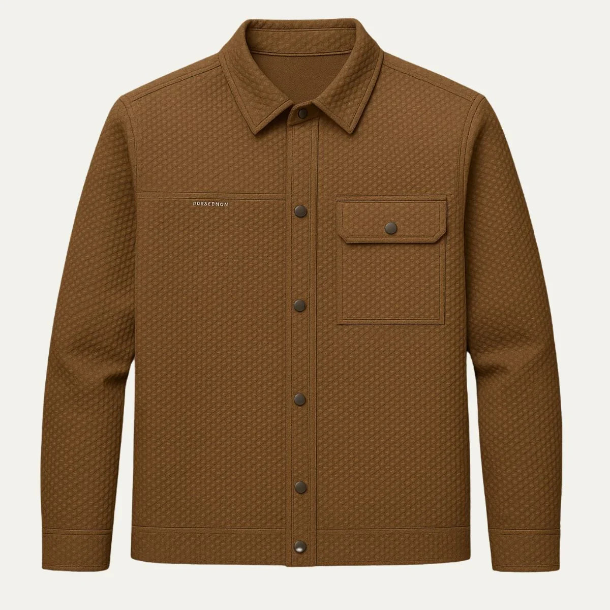 Men's Classic Shirt Jacket with Chest Pocket