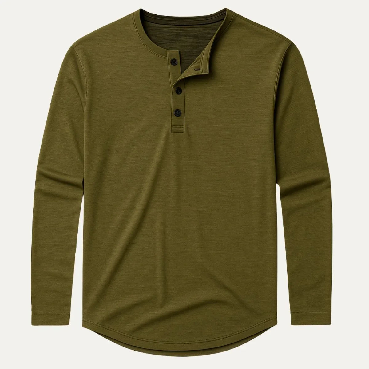 Men's Long Sleeve Cotton Polo