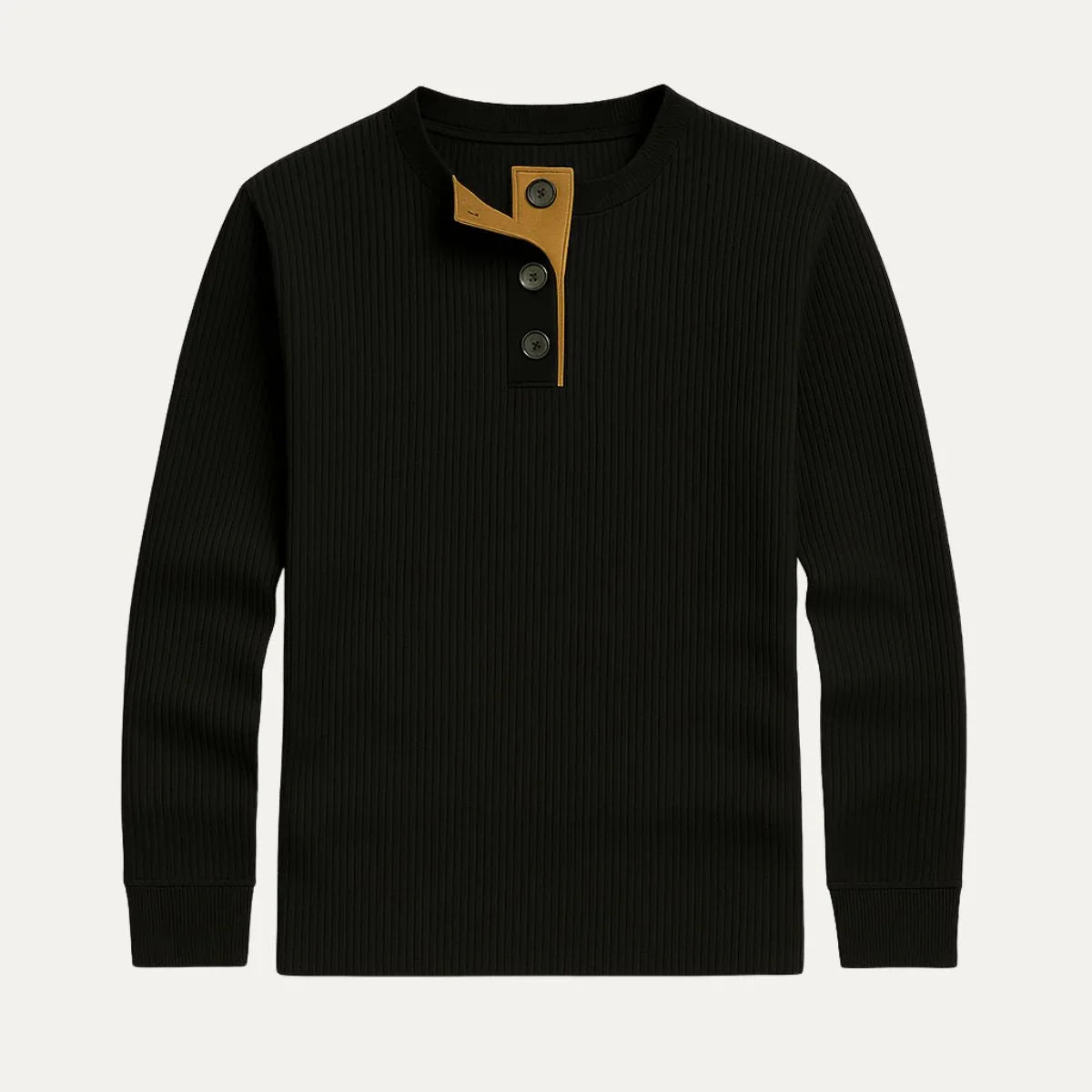 Men's Quarter Zip Jumper Wool Blend