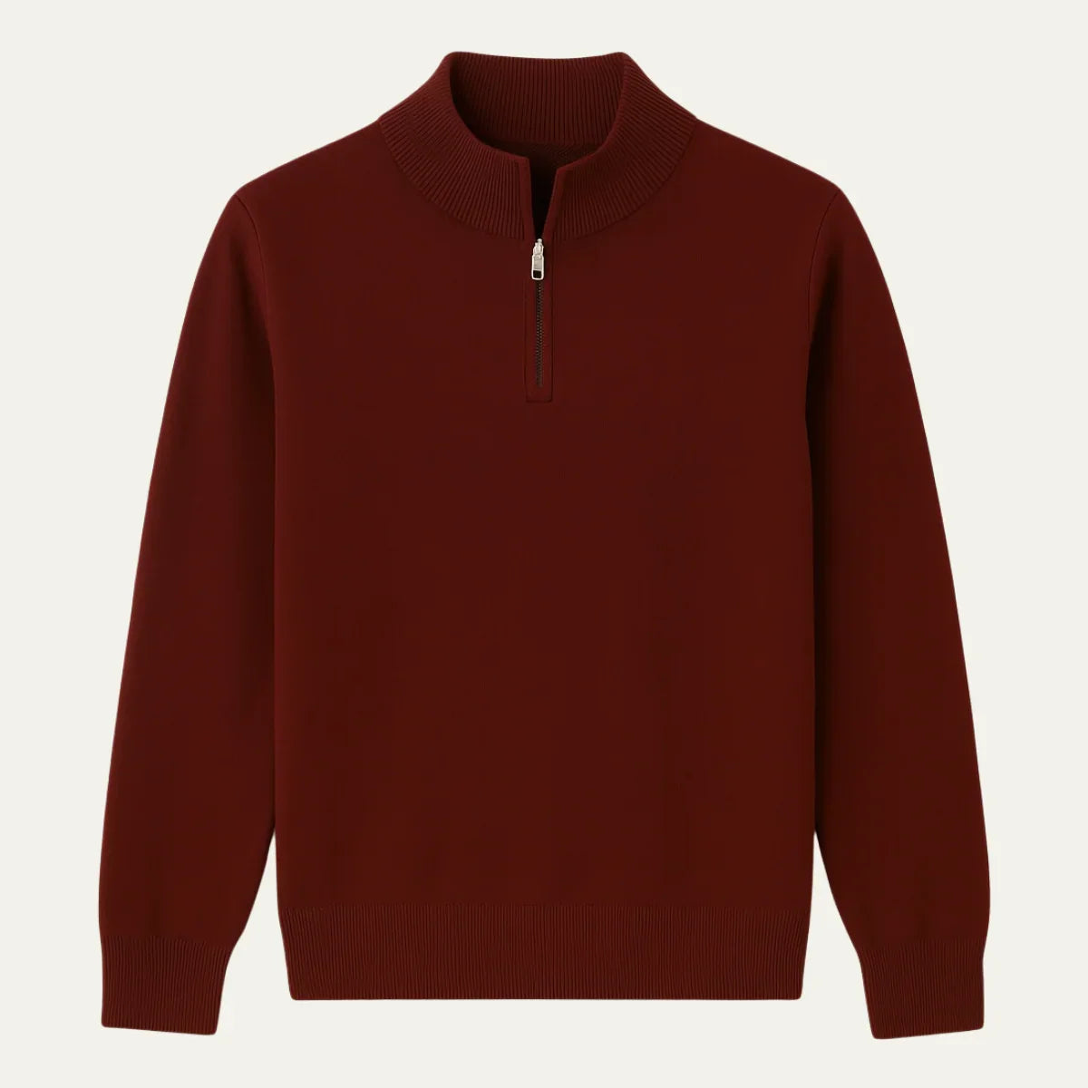Men's Half-Zip Sweater Navy Blue