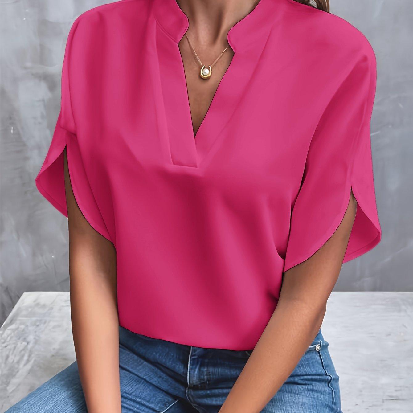Women's V-Neck Elegant Blouse