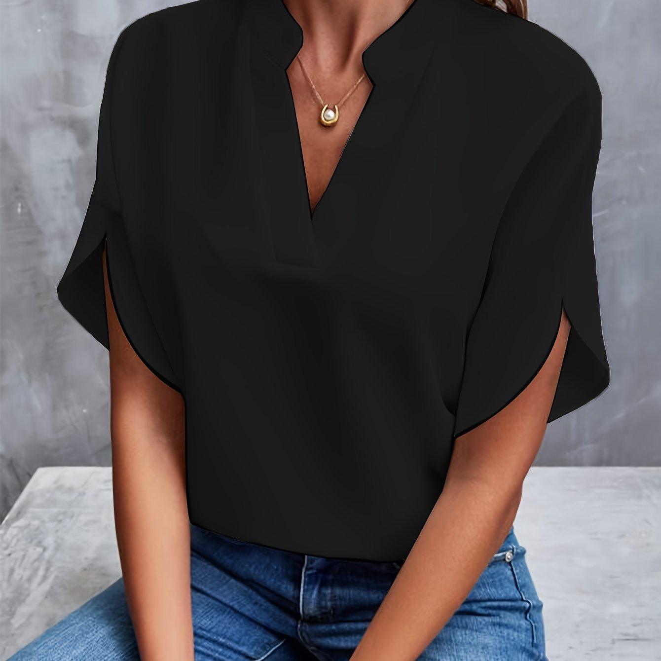 Women's V-Neck Elegant Blouse
