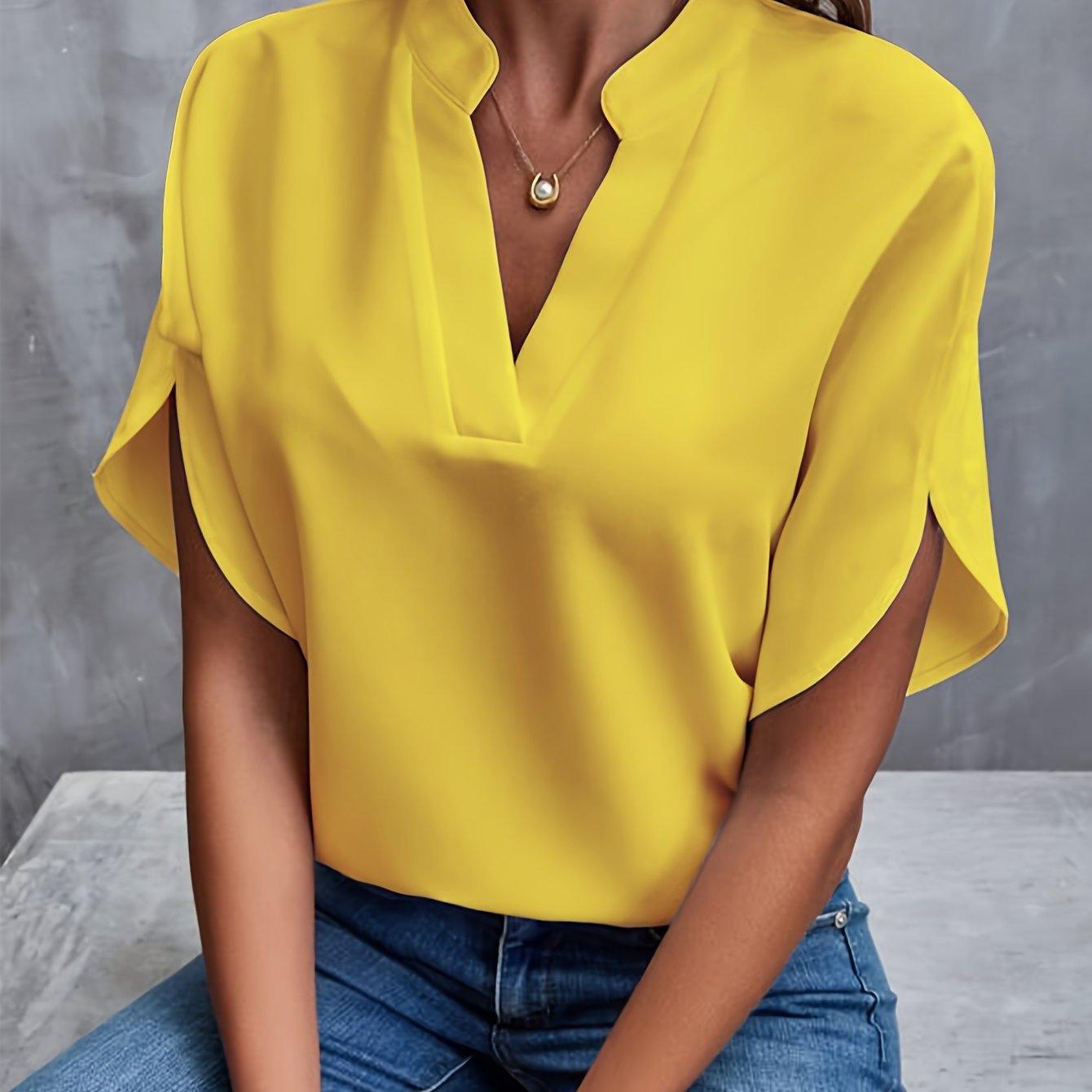 Women's V-Neck Elegant Blouse