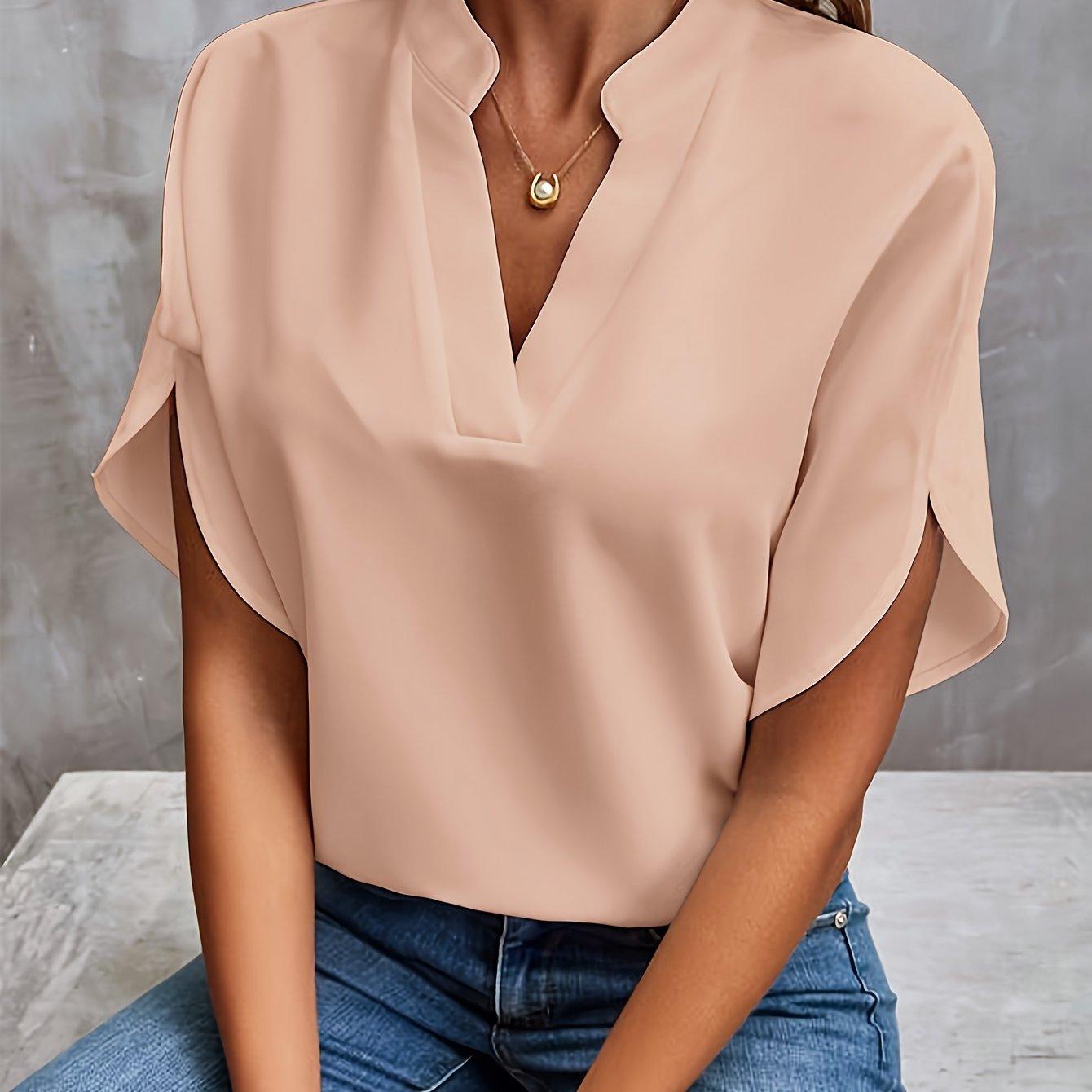 Women's V-Neck Elegant Blouse