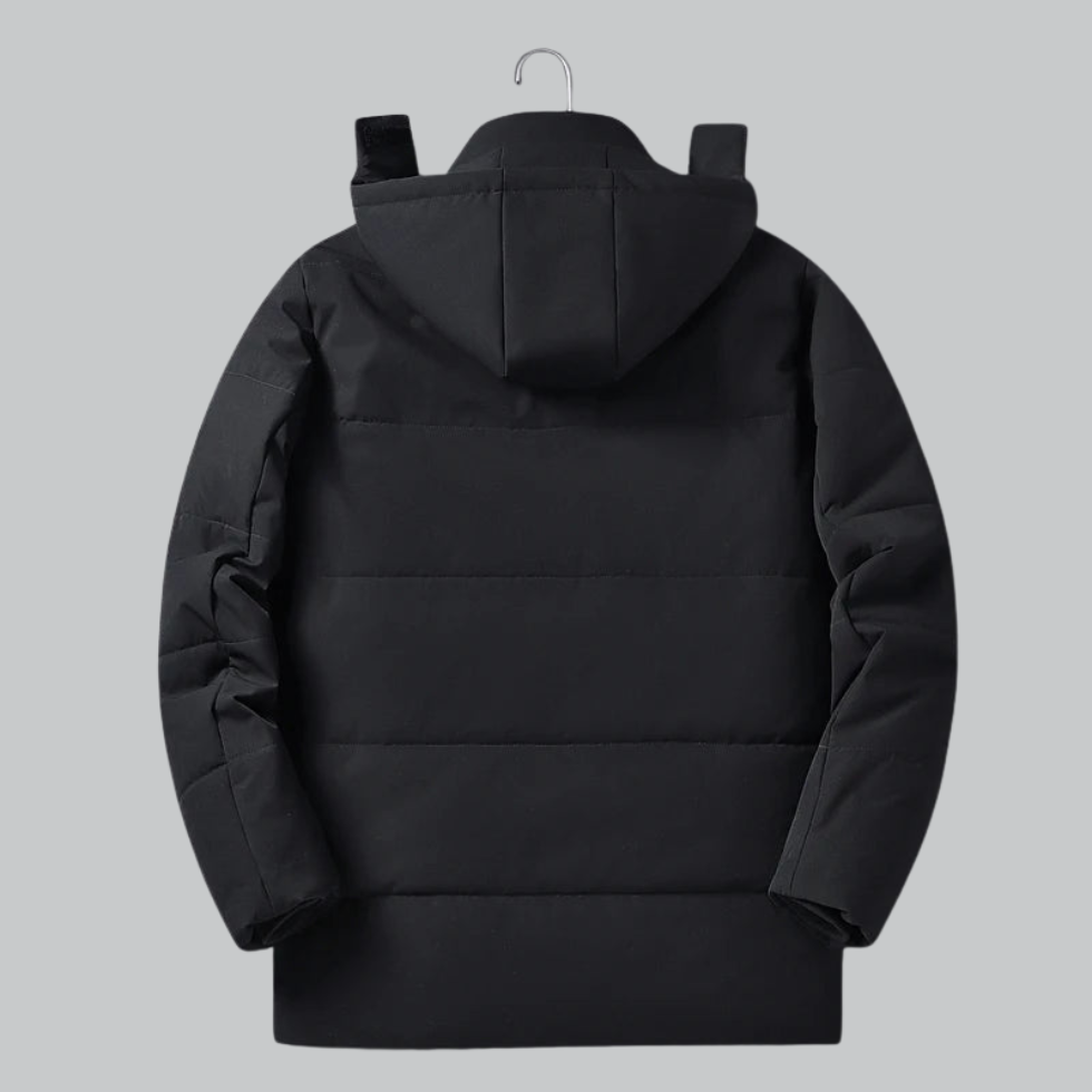 Men's Waterproof Fleece-Lined Winter Jacket