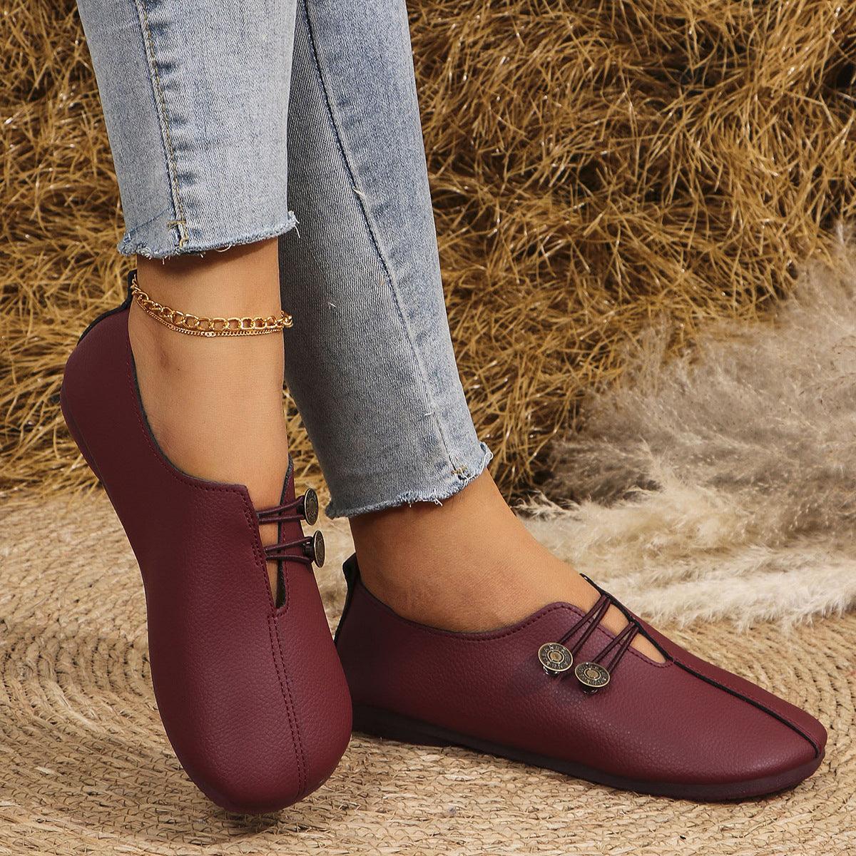 Women's Slip-On Sandals Square Toe