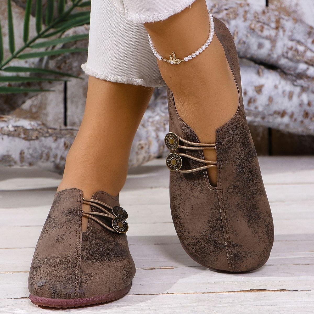 Women's Slip-On Sandals Square Toe