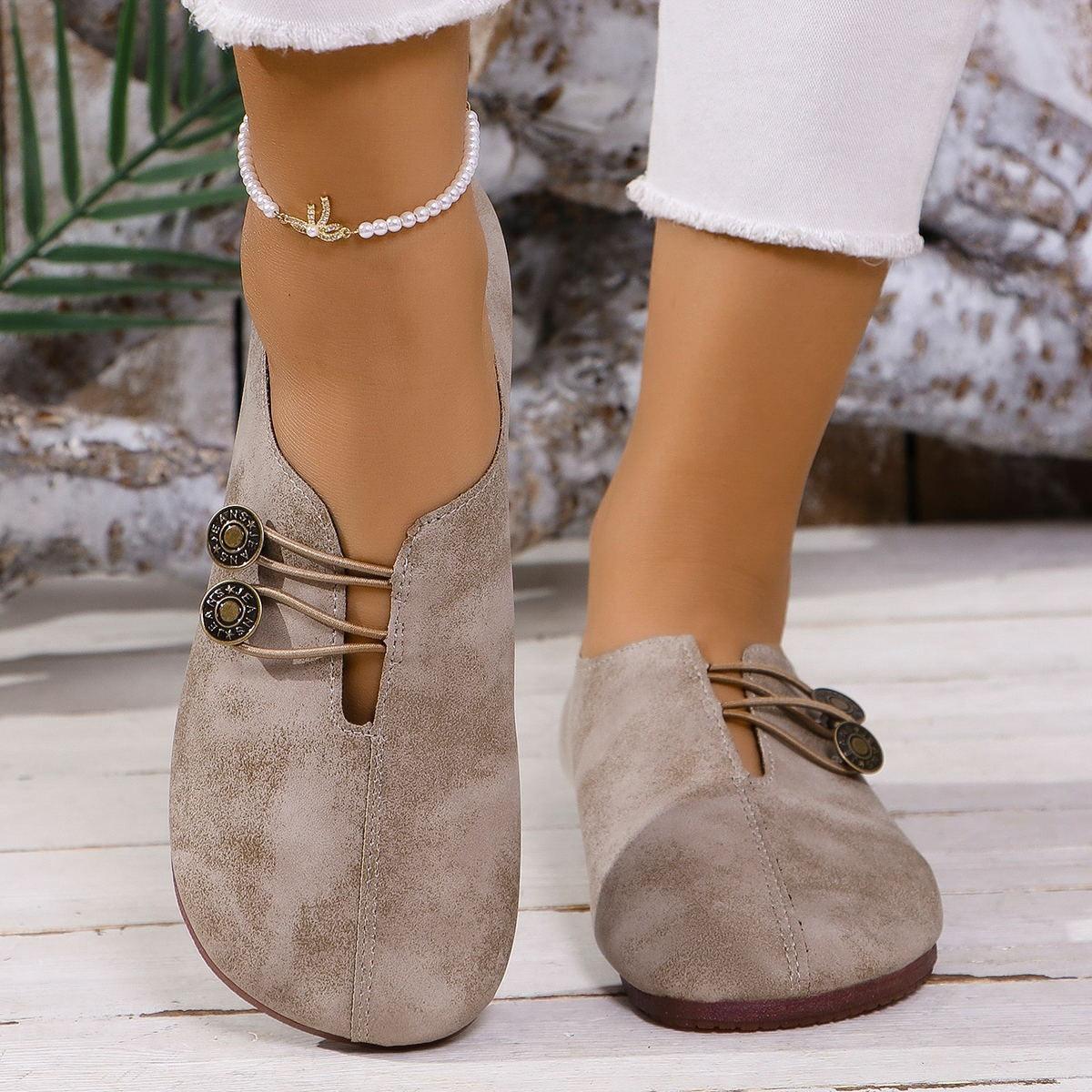 Women's Slip-On Sandals Square Toe