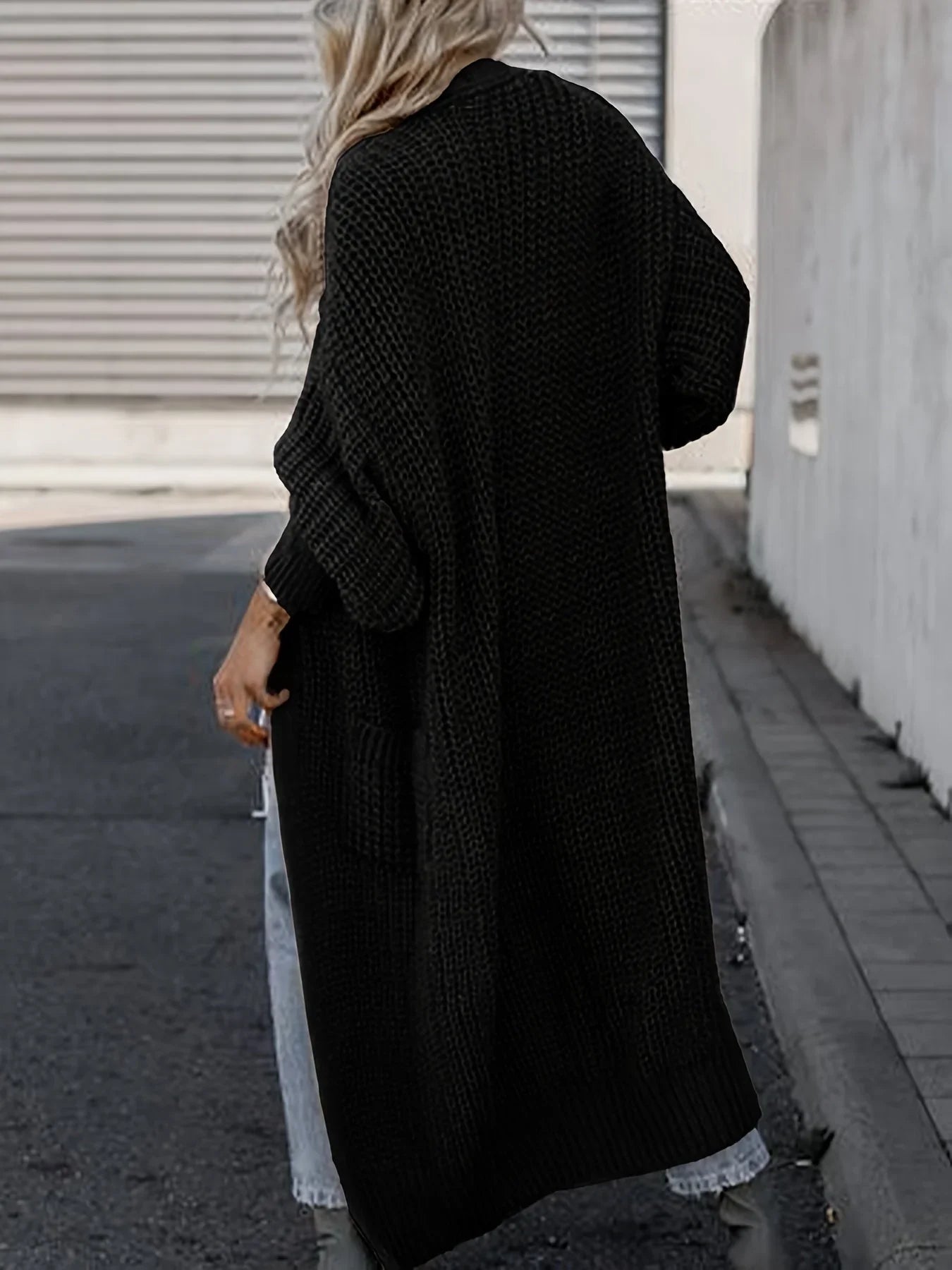 Women's Knit Cardigan with Pockets for Casual Everyday Wear