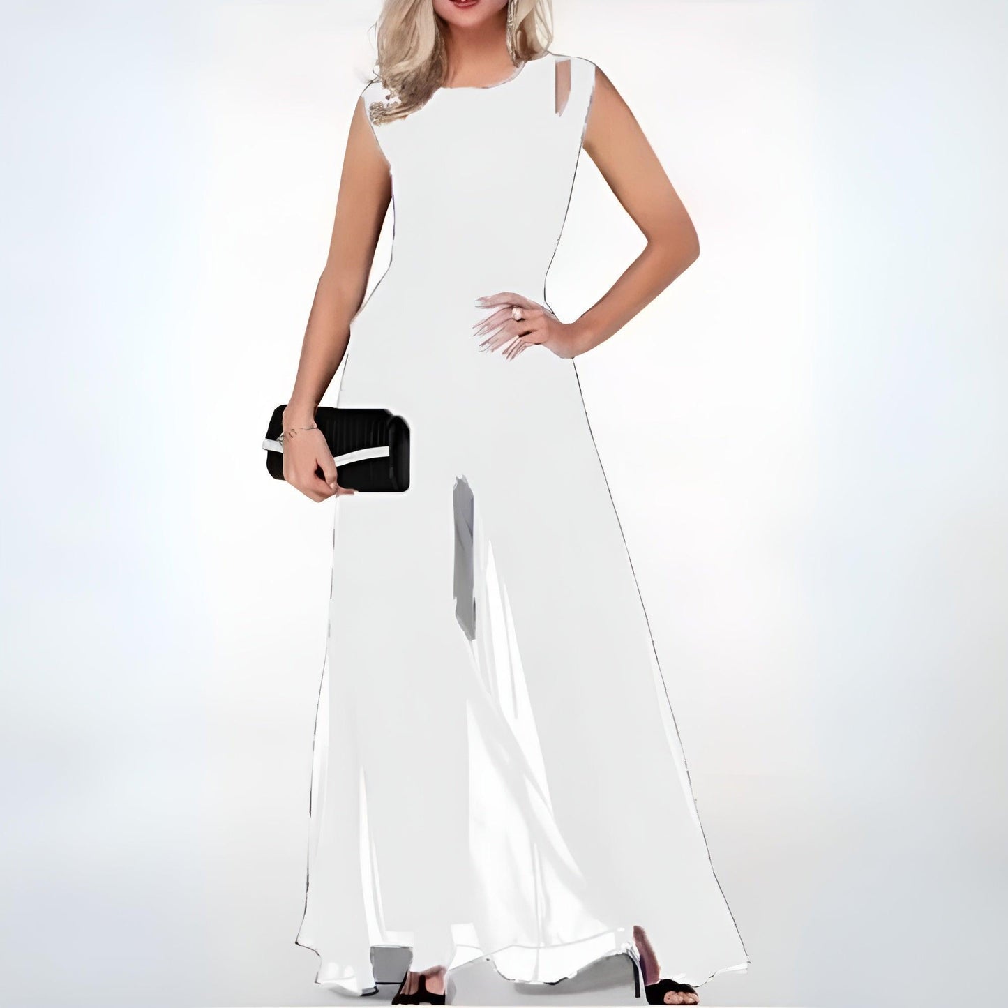 Women's Sleeveless Summer Dress Elegant