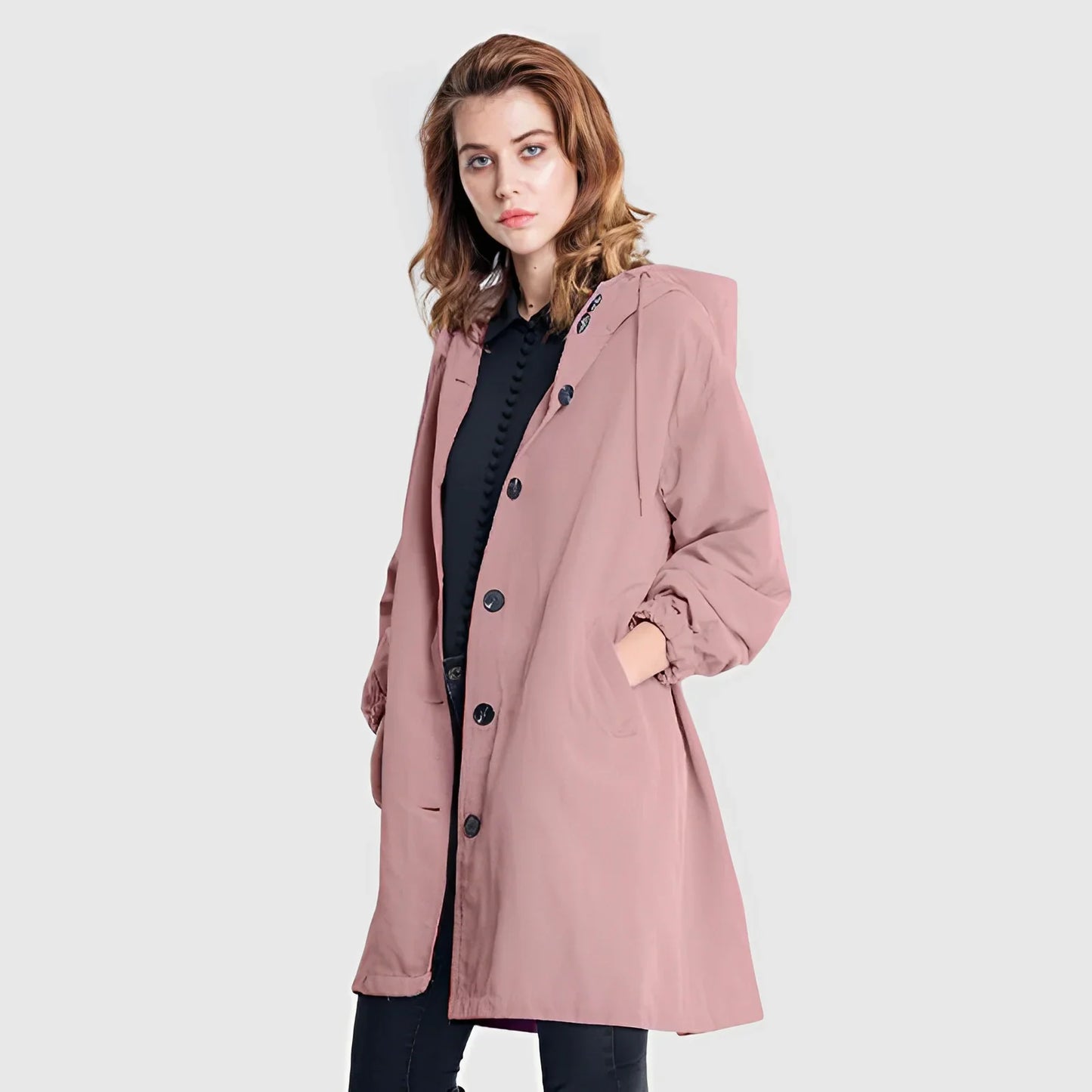 Women's Waterproof Rain Jacket with Hood