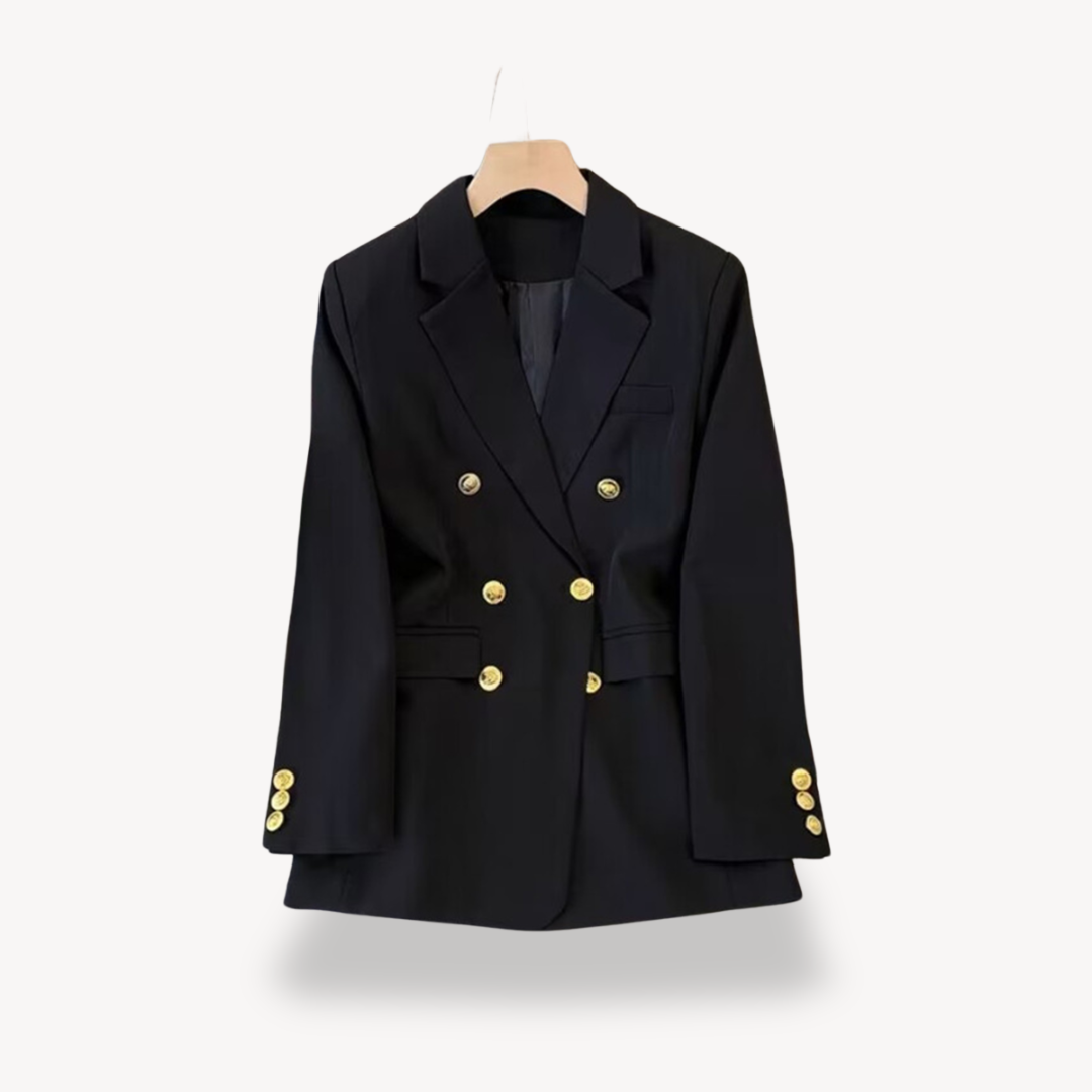 Women's Double-Breasted Blazer Classic Style