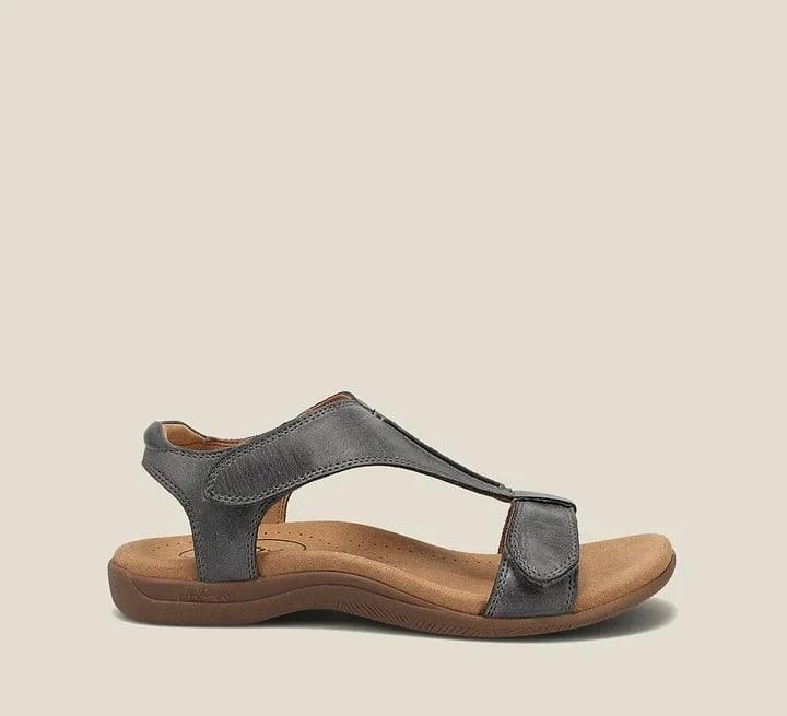 Women's Adjustable Leather Orthopedic Sandals with Arch Support