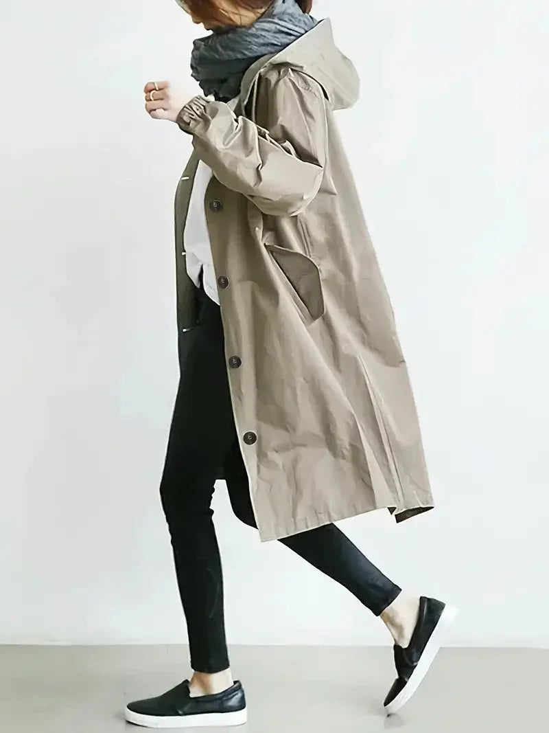 Women's Waterproof Rain Jacket with Hood