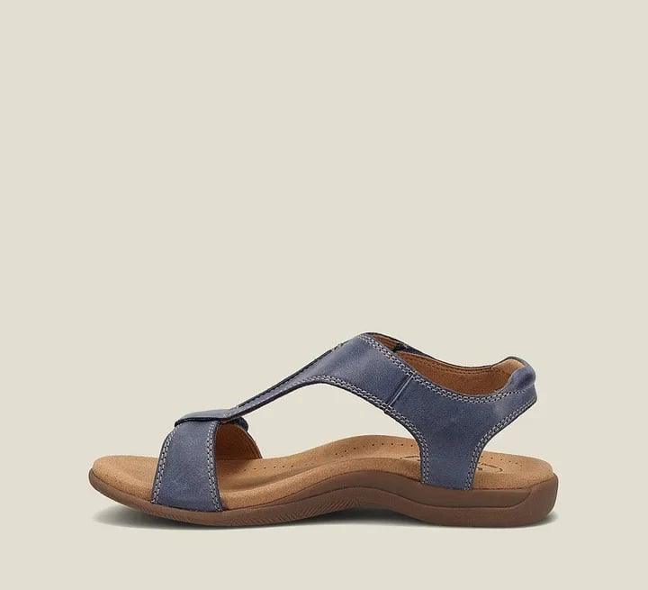 Women's Adjustable Leather Orthopedic Sandals with Arch Support
