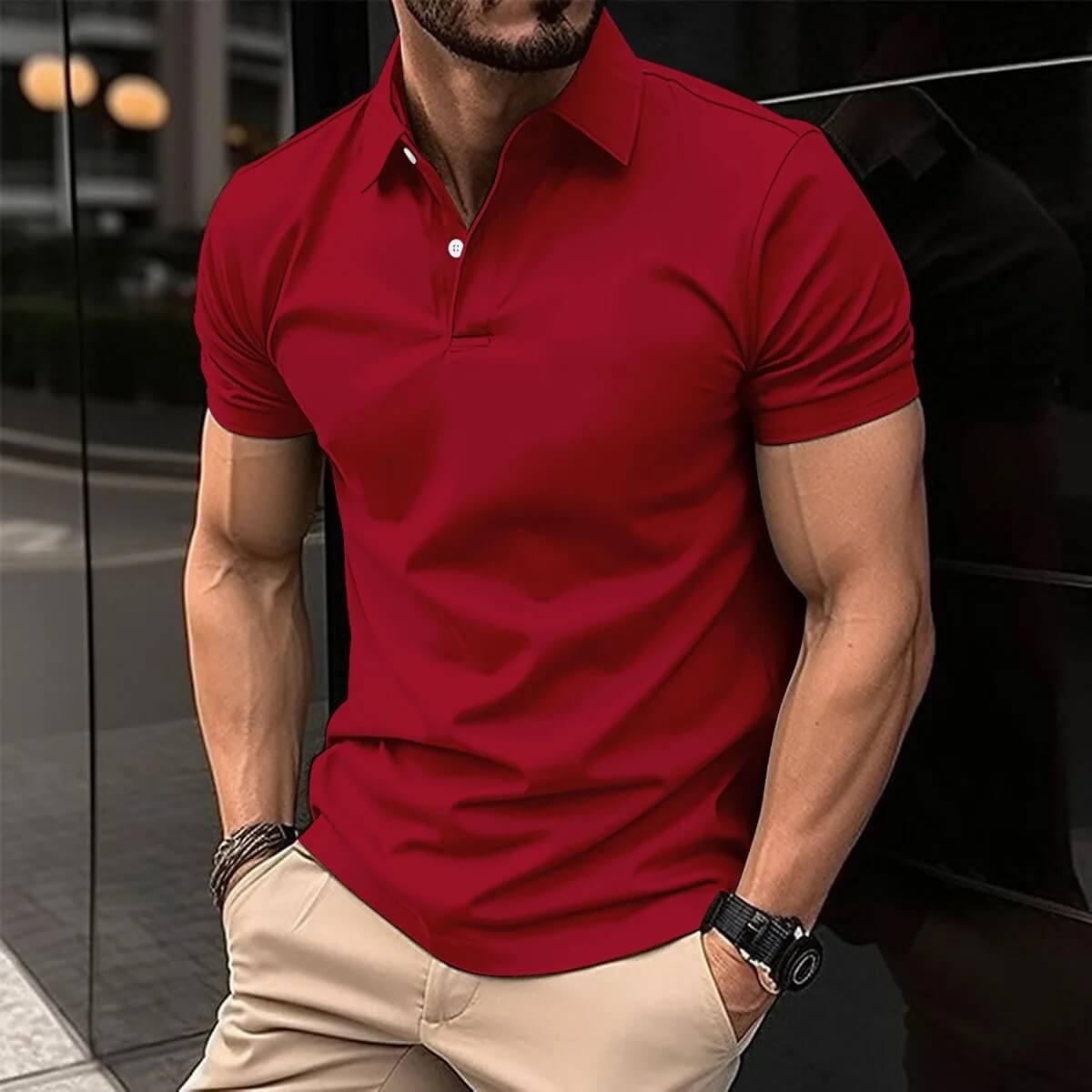 Men's Sporty Polo Shirt