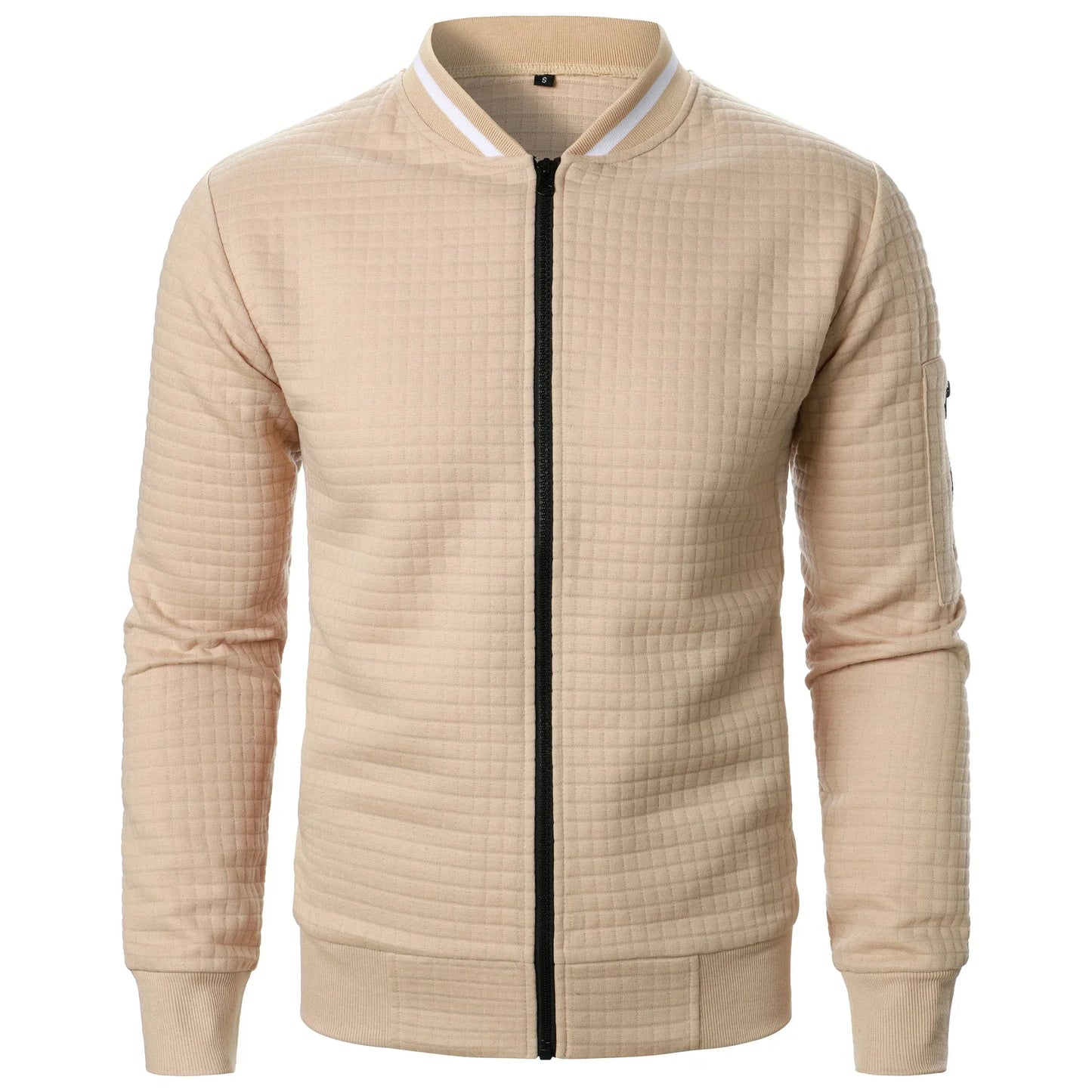 Men's Zip-Up Cotton Cardigan