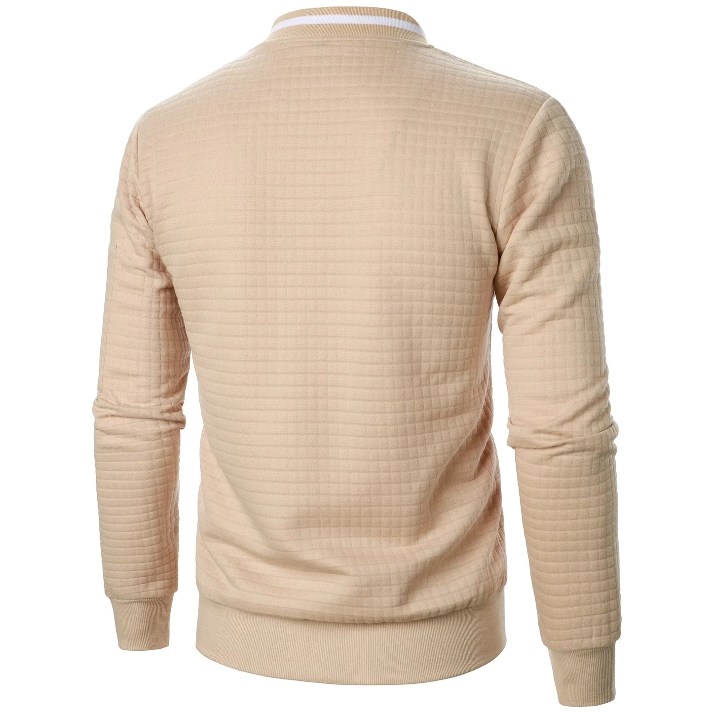 Men's Zip-Up Cotton Cardigan