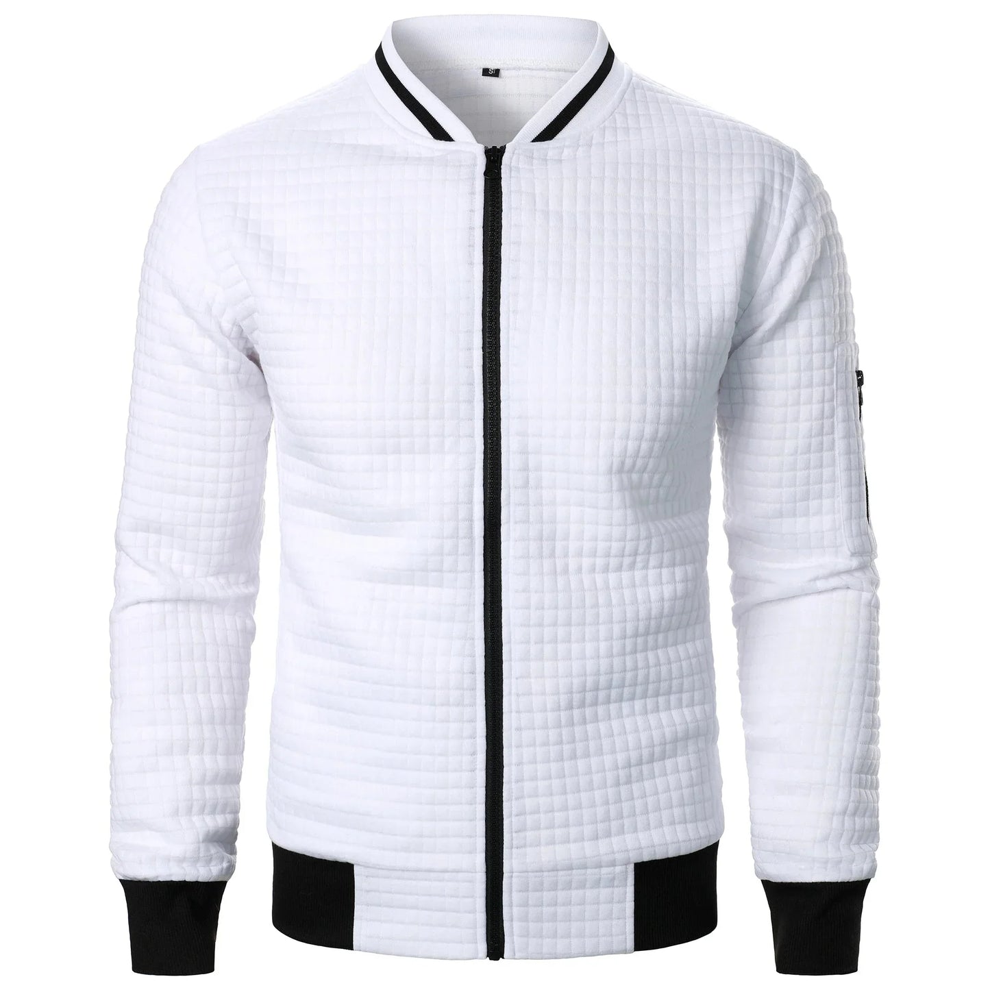 Men's Zip-Up Cotton Cardigan