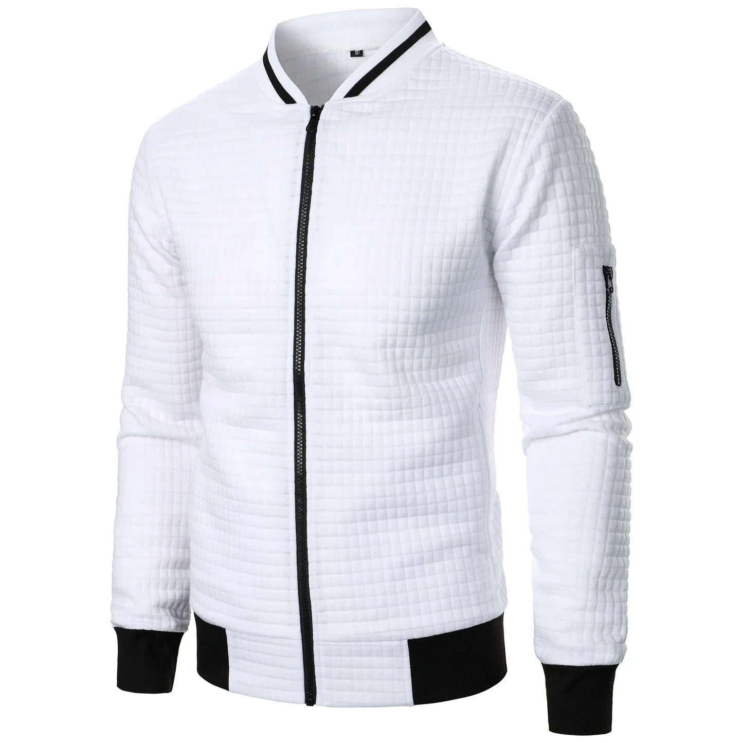 Men's Zip-Up Cotton Cardigan