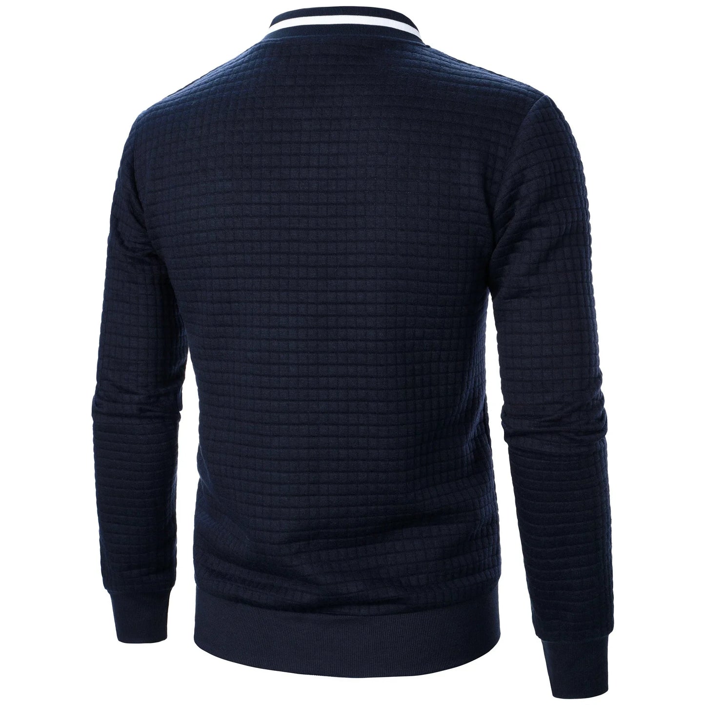 Men's Zip-Up Cotton Cardigan