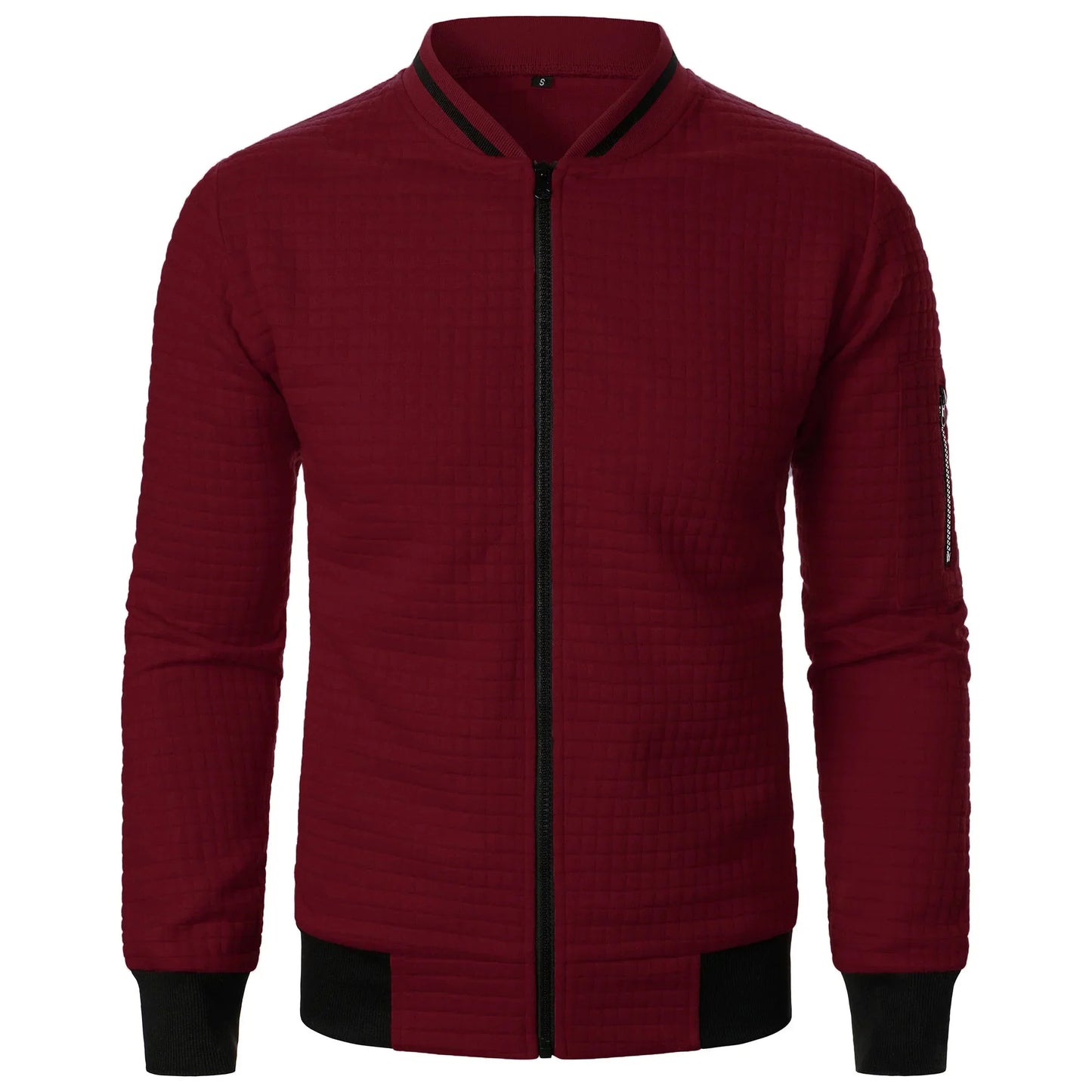 Men's Zip-Up Cotton Cardigan
