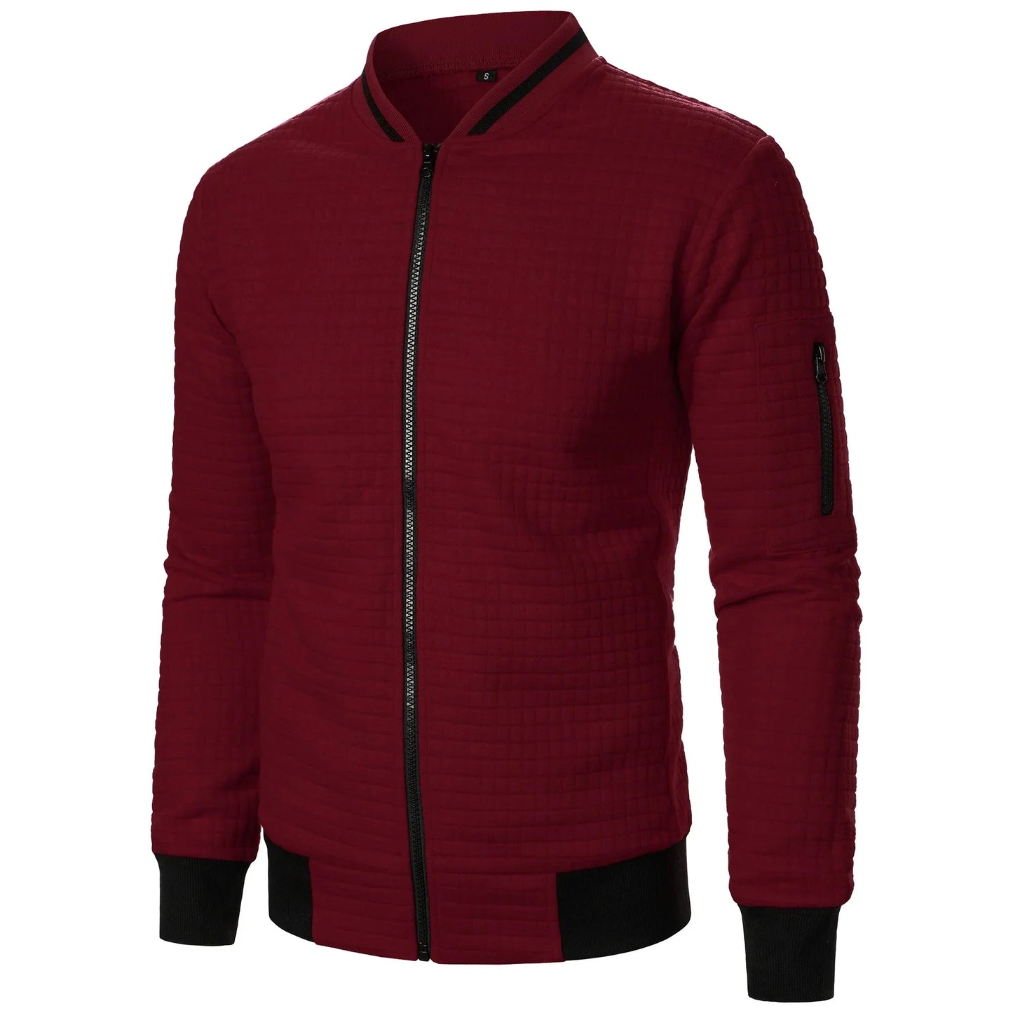Men's Zip-Up Cotton Cardigan