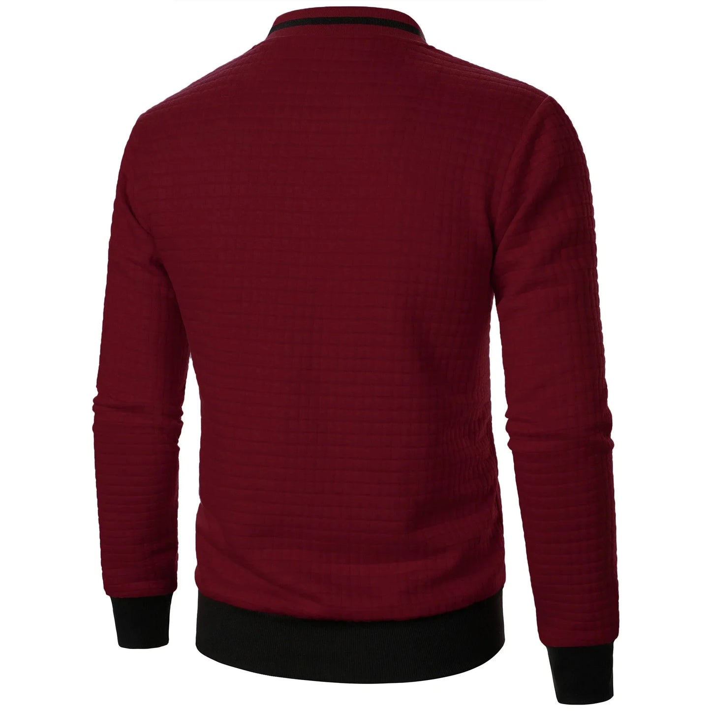 Men's Zip-Up Cotton Cardigan