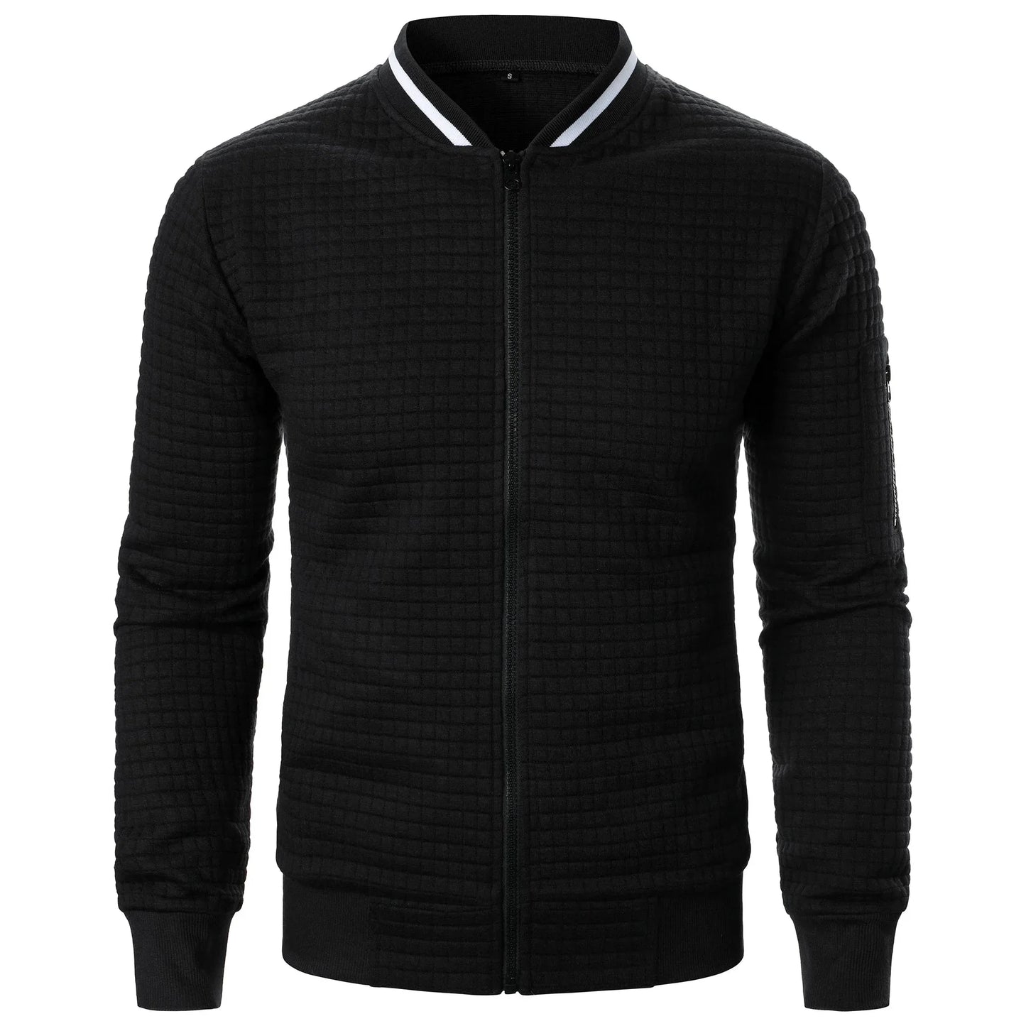 Men's Zip-Up Cotton Cardigan