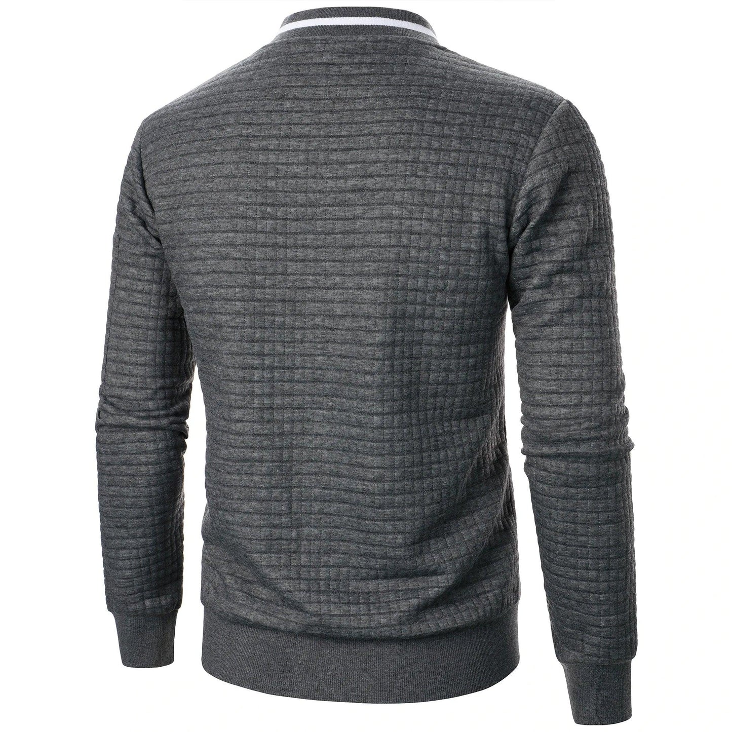 Men's Zip-Up Cotton Cardigan