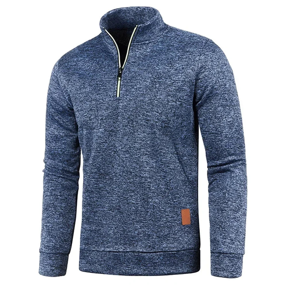 Men's Fleece Half Zip Pullover Jumper